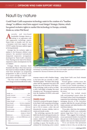 Nauti-Craft features in the Royal Institute of Naval Architects “Ship and Boat” magazine.